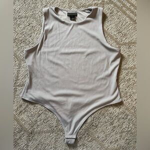 House‎ of Harlow 1960 Light Gray body suit